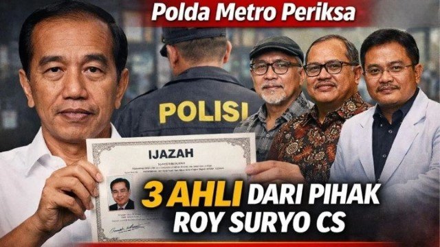DAFTAR Tiga Saksi Ahli Meringankan Roy Suryo Cs di Kasus Ijazah Palsu, Semuanya Profesor!