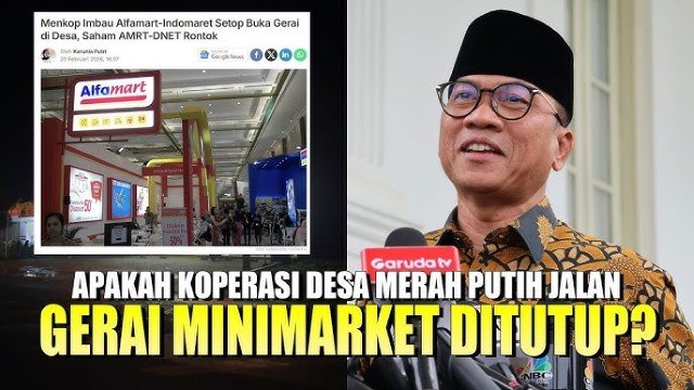 HEBOH! Isu Penutupan Minimarket Bikin Rakyat Geger, Mendes Akhirnya Buka Suara Soal Kopdes Merah Putih