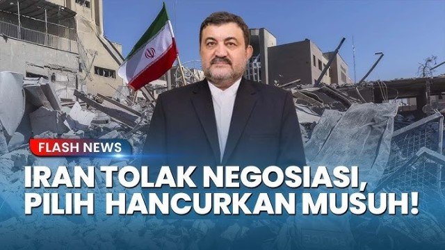 3 Kali Dikibulin, Dubes Boroujerdi Iran Kunci Pintu Negosiasi Damai dengan AS dan Israel!