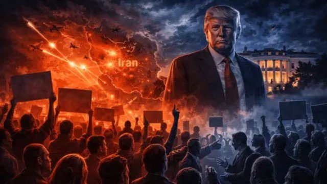 Trump Terjepit Opini Publik Mayoritas Warga Amerika Tolak Perang Lawan Iran!