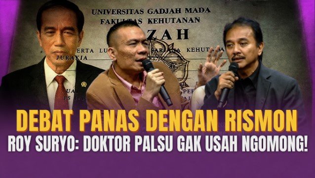Di Luar Garang Tantang Roy Suryo, di Panggung Debat Rismon Jadi 'Ayam Sayur'