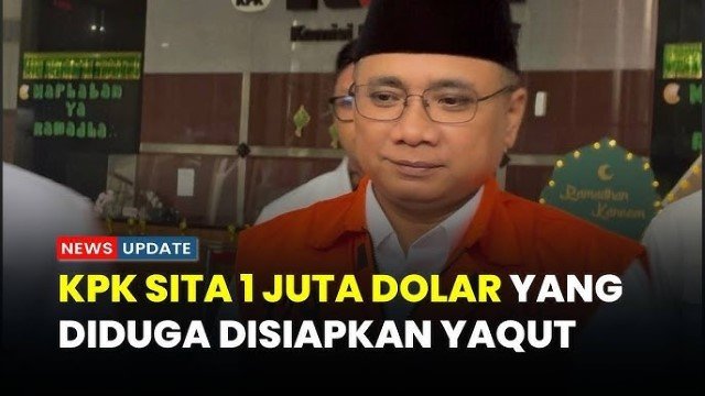 KPK Sita Duit 1 Juta Dolar AS Diduga Jatah Pansus Haji, Belum Sempat Yaqut Setor