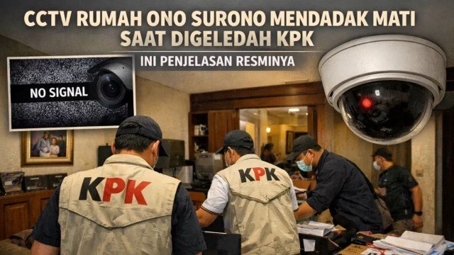 Koar-Koar Diintimidasi KPK, Ternyata CCTV Dimatikan Inisiatif Keluarga Ono Surono