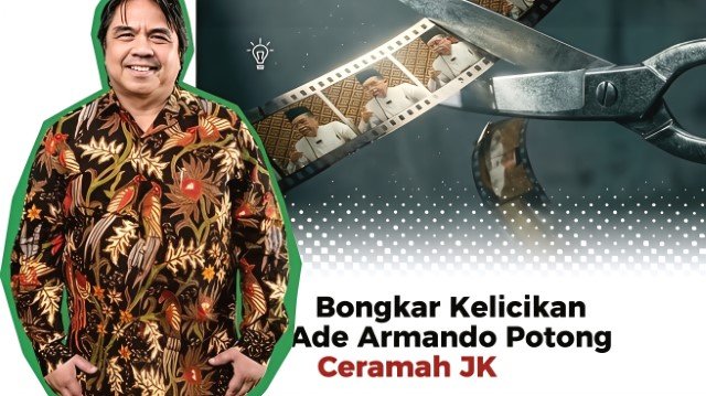 Mengaku Tak Potong Video JK, Kebohongan Ade Armando Dibongkar di Lensa Alvin!