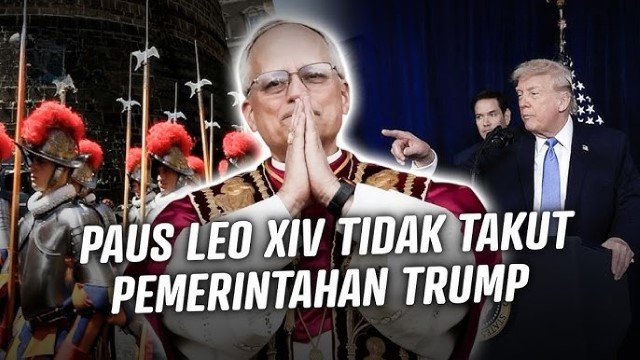 Trump Hina Paus Leo XIV, Presiden Iran dan Eropa Kompak Membela!