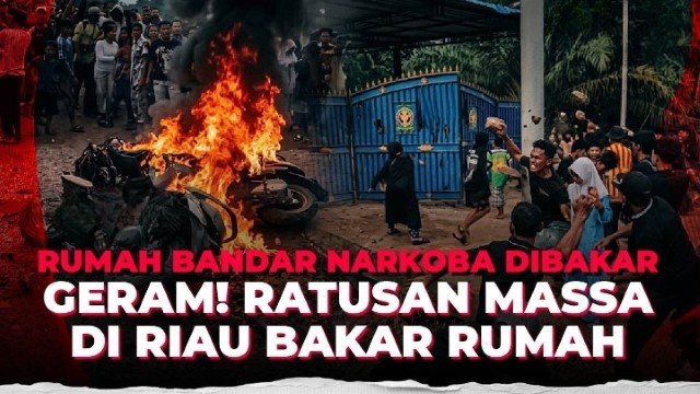 Warga Riau Ngamuk! Usai Bakar Rumah Bandar Narkoba, Tempat Dugem Ikut Dirusak karena Polisi Tak Bertindak