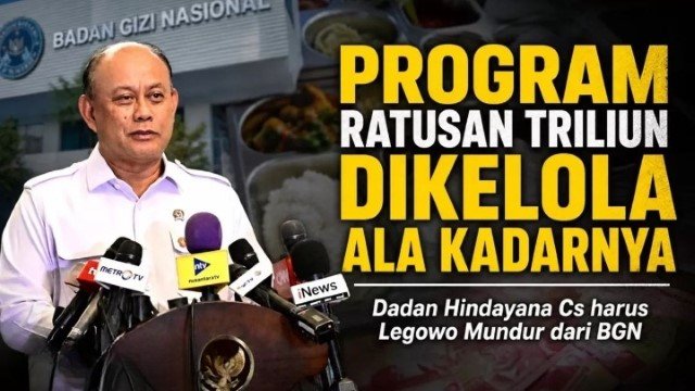 RAKYAT MENGAMUK! 44 Ribu Suara Tuntut Dadan Hindayana Tinggalkan BGN
