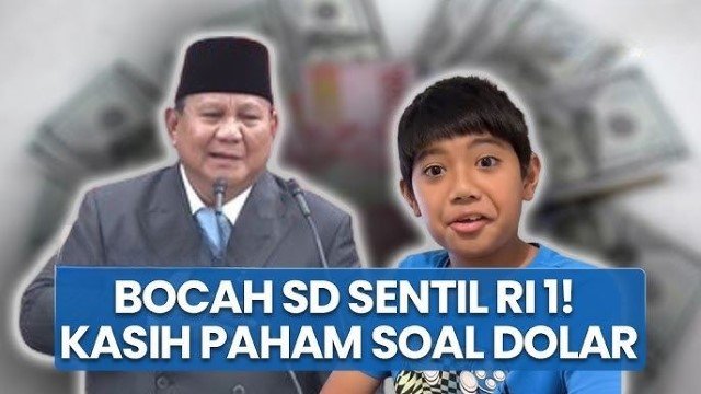Sentilan Menohok Bocah SD ke Prabowo Soal ‘Orang Desa Tak Pakai Dolar’ Bikin Netizen Kagum: Kok Bisa Sepintar Ini?