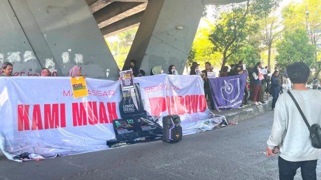 Bikin Gempar! Gelombang Protes Pecah di Makassar, Aliansi Massa Pekikkan ‘Kami Muak’ pada Prabowo