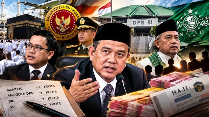 PARAH! Skandal Korupsi Haji, Kuota Khusus Dibagi-Bagi ke BIN, DPR, hingga NU
