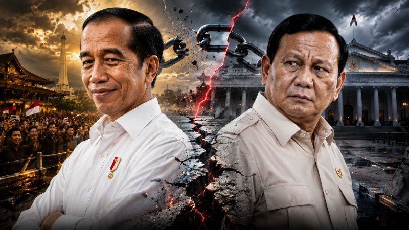 Retak Hingga Saling Sindir! Hubungan Prabowo-Jokowi Dikabarkan Mulai Renggang, Istana Kasak-Kusuk Isu 'Penumpang Gelap'