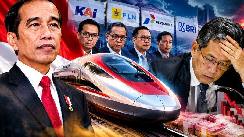 Utang Kereta Whoosh Warisan Jokowi Bikin Tekor 4 BUMN dan Pening Menkeu Suahasil